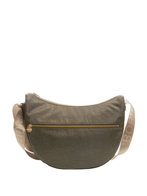 BORBONESE LUNA M Schultertasche Lorbeer - Damentaschen