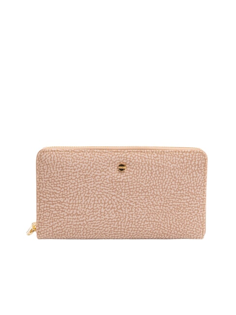 BORBONESE CLASSICA Brieftasche mit Reißverschluss mauve - Brieftaschen Damen