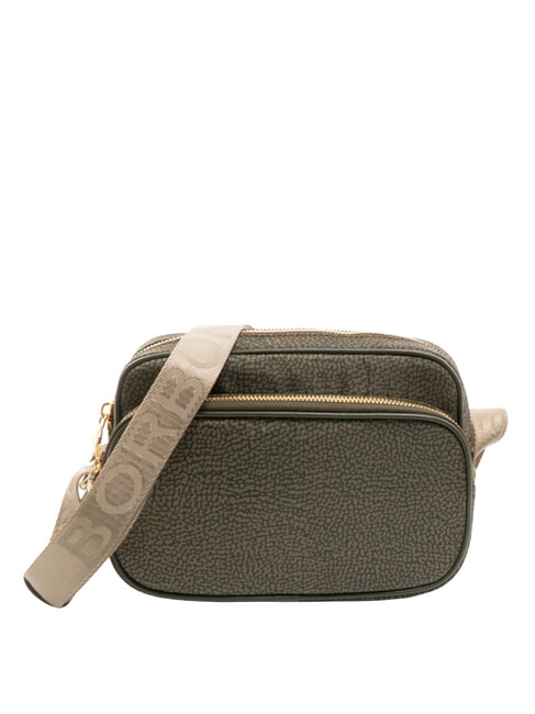 BORBONESE CAMERA CASE SMALL ECO LINE  Schultertasche Lorbeer - Damentaschen