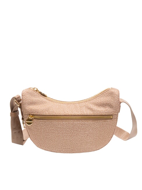 BORBONESE HOBO LUNA MINI ECO LINE Schultertasche mauve - Damentaschen