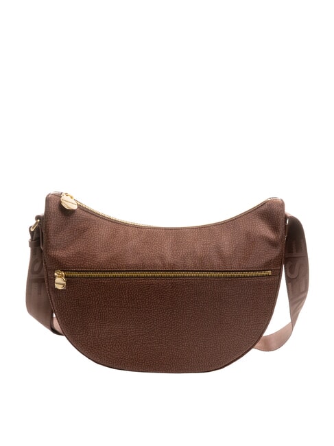 BORBONESE LUNA M Schultertasche Haselnuss - Damentaschen