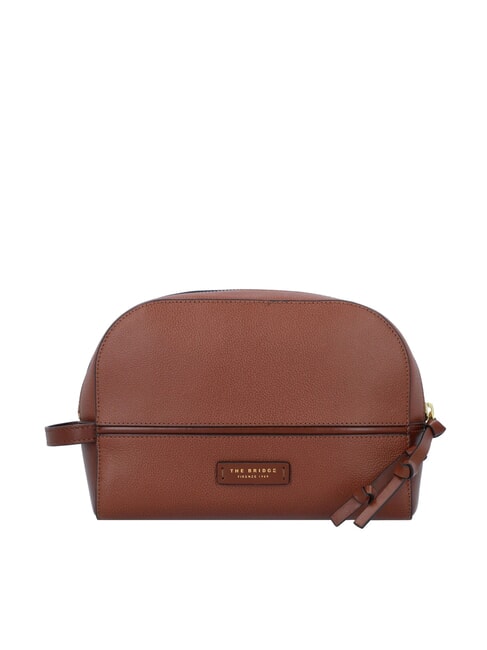 THE BRIDGE DOMITILLA  Lederschönheit BRAUN - Beauty-Case