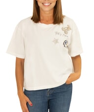 SUN68 BOXY Baumwoll-T-Shirt Porzellan - T-Shirts und Tops f&uuml;r Damen - 1
