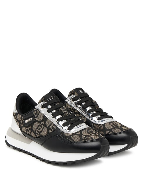 LIUJO EVELYN 915  Sneaker für Damen Wildleder / Silber - Damenschuhe