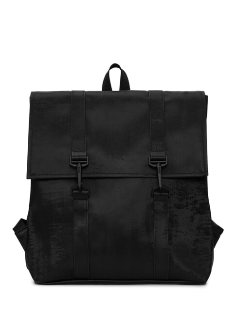 RAINS MSN BAG MINI Wasserdichter City-Rucksack Kohle - Rucksäcke für Schule &amp; Freizeit
