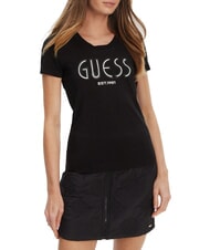 GUESS SS LOGO Kurzarm-T-Shirt - T-Shirts und Tops für Damen