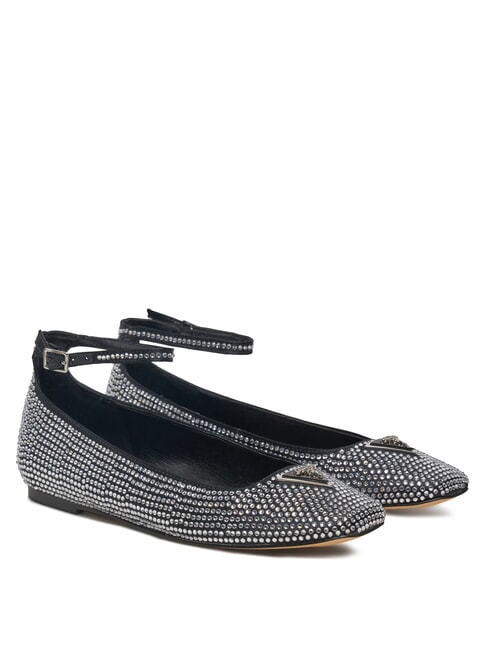 GUESS LEVVIS Ballerinas mit Strasssteinen SCHWARZ - Damenschuhe