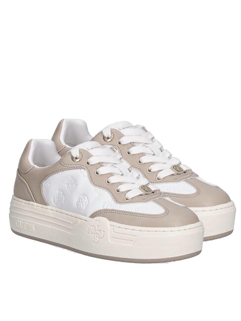 GUESS SWOLE Turnschuhe weißbeige - Damenschuhe