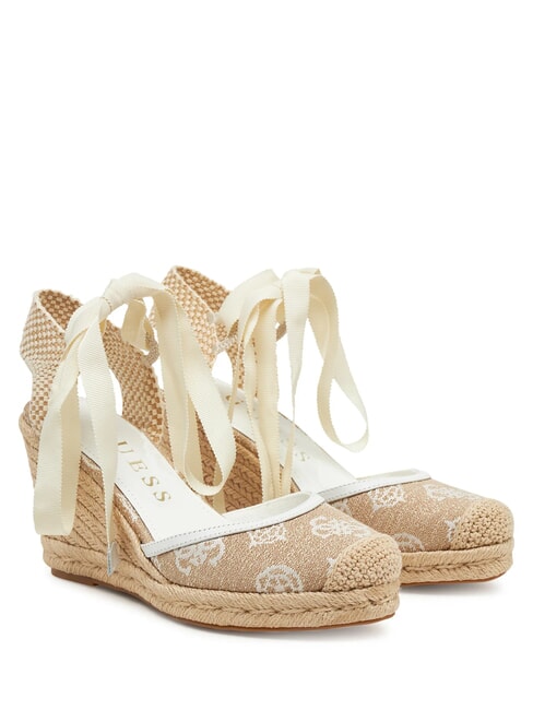 GUESS CYRENA Sandalen mit 10 cm Absatz Weiß - Damenschuhe