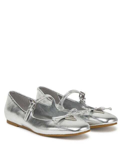 GUESS KAYRA Ballerinas aus Leder SILBER - Damenschuhe