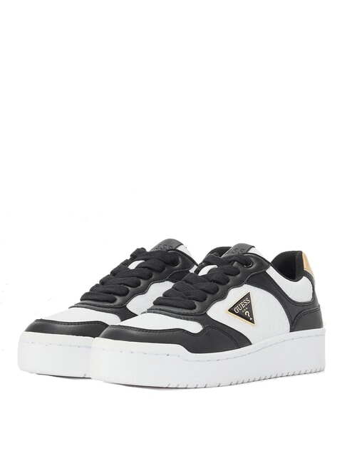 GUESS MIRAM6 Turnschuhe SCHWARZ BRAUN - Damenschuhe