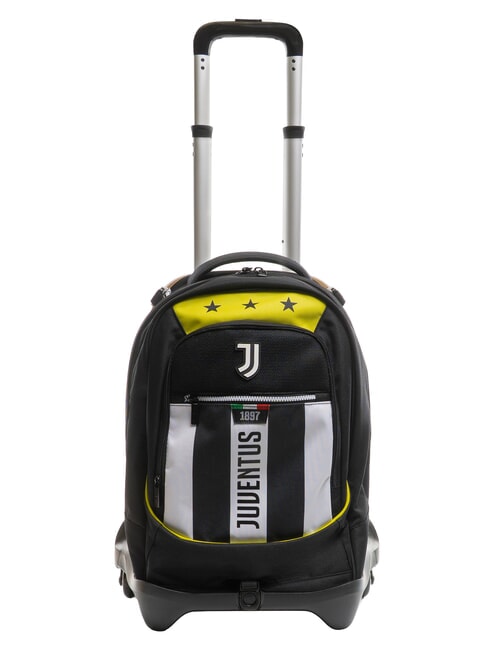 JUVENTUS MAGIC GOAL Abnehmbarer 3-Rad-Trolley-Rucksack STREIFEN SCHWARZ / WEISS - Rucksäcke mit Trolleyfunktion