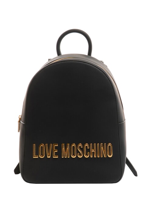 LOVE MOSCHINO BOLD LOVE Rucksack mit geprägtem Logo Schwarz - Damentaschen