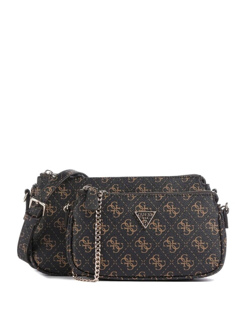 GUESS NOELLE 2 2-in-1-Umhängetasche mit 4G-Logo braun - Damentaschen