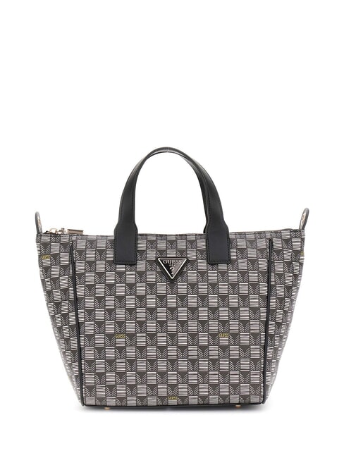 GUESS FOLLIE Tragetasche mit Jet Set-Logo-Print schwarzes Logo - Damentaschen