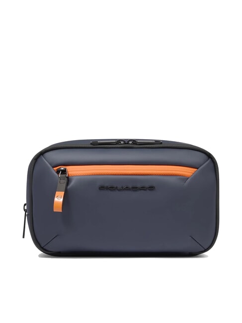 PIQUADRO CORNER SPECIALE GOMMATO Wasserabweisendes Beautycase Blau - Beauty-Case