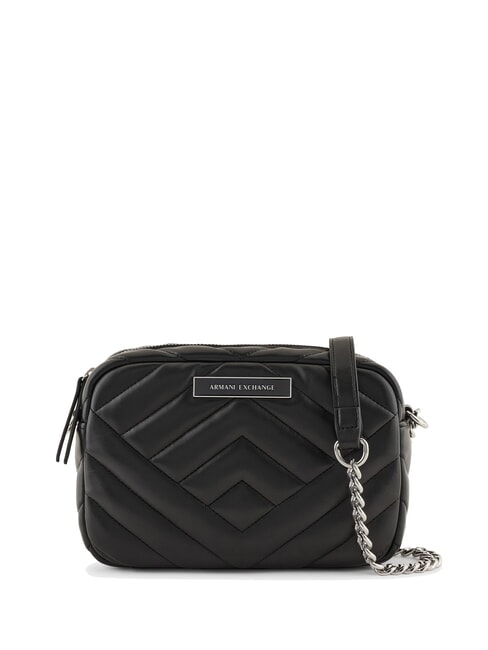 ARMANI EXCHANGE VICTORIA Matelassé-Schlafzimmertasche Schwarz - Damentaschen