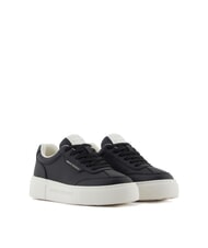 ARMANI EXCHANGE KURT MINI-TUMBLED Sneakers mit hoher Sohle - Damenschuhe