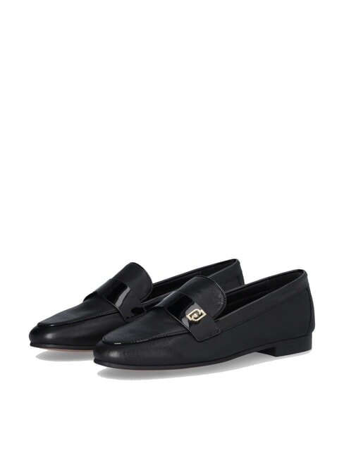 LIUJO EMEL 05 Ledermokassins Schwarz - Damenschuhe