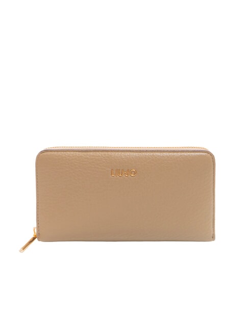 LIUJO CALIWEN Große Geldbörse mit Rundum-Reißverschluss Wüstentaupe - Brieftaschen Damen