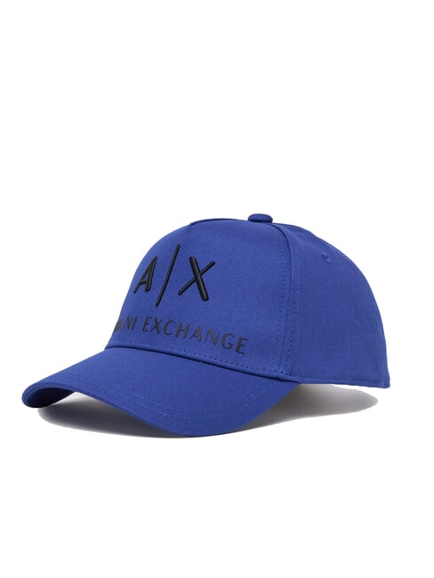 ARMANI EXCHANGE BASEBALL HAT Kappe mit Logostickerei Mazarineblau - Mützen/Hüte