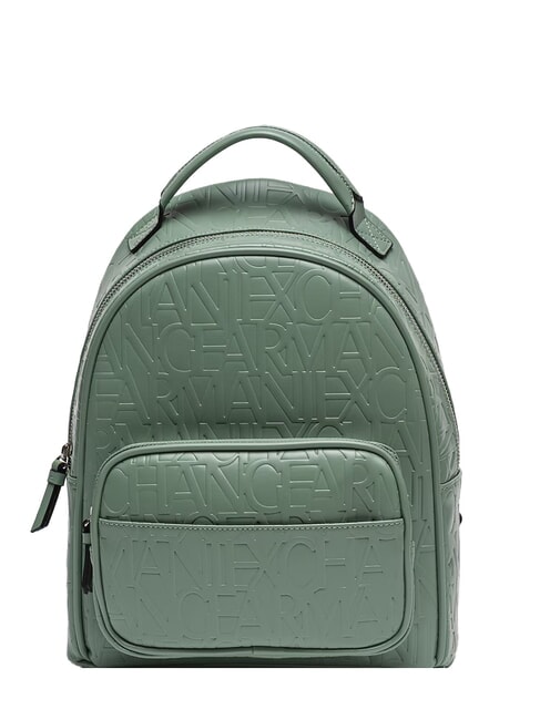 ARMANI EXCHANGE LOGO ALL OVER Rucksack mit Tasche Salbei - Damentaschen