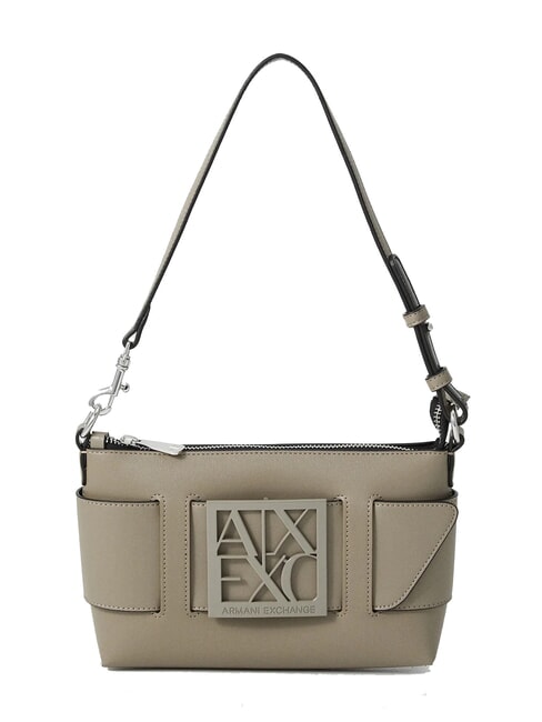 ARMANI EXCHANGE A|X BUCKLE Schultertasche Braunbarsch - Damentaschen