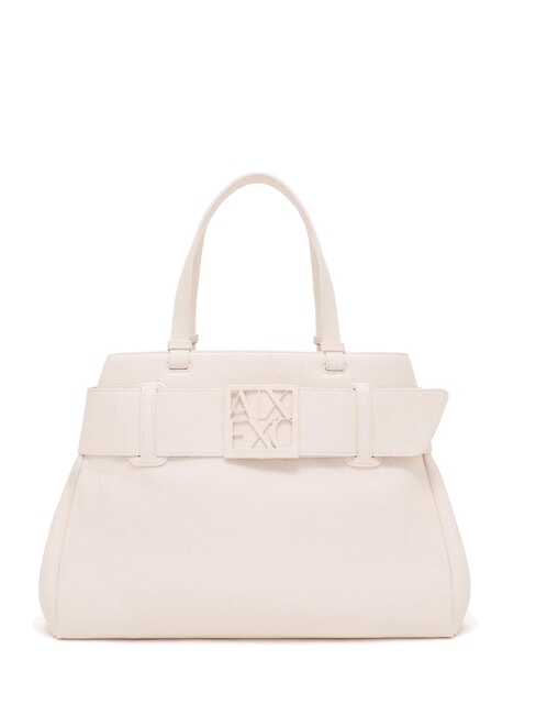 ARMANI EXCHANGE SUSIE SOFT Umhängetasche mit Schnalle cremefarben - Damentaschen