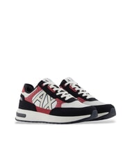 ARMANI EXCHANGE DUSSELDORF Turnschuhe Mann Off White + Cardin + Marineblau - Herrenschuhe - 1