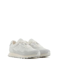 ARMANI EXCHANGE A|X Sneaker mit Allover-Logo hellgrau + cremeweiß - Damenschuhe - 1