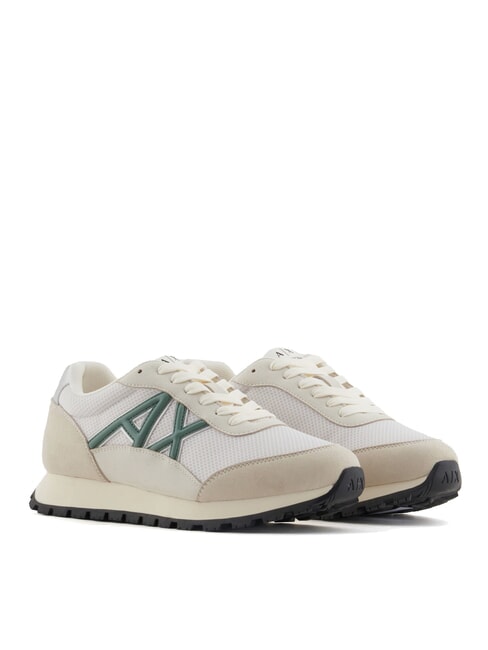 ARMANI EXCHANGE A|X Mesh-Sneaker mit kontrastierendem Logo lgt mirage+d.f.green - Damenschuhe