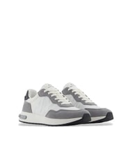 ARMANI EXCHANGE A|X Sneaker mit seitlichem Maxi-Logo neutrales Grau + gebrochenes Weiß - Herrenschuhe - 1
