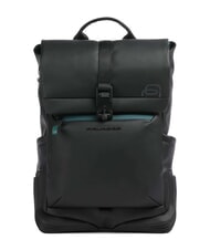 PIQUADRO CORNER SPECIALE GOMMATO Rolltop-Laptop-Rucksack - PC-Rucksäcke