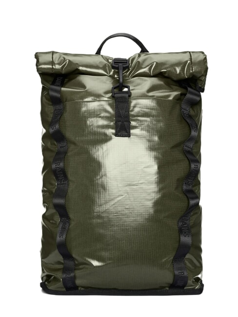 RAINS SIBU ROLLTOP  Wasserdichter Laptop-Rucksack 13" Sumpf - PC-Rucksäcke