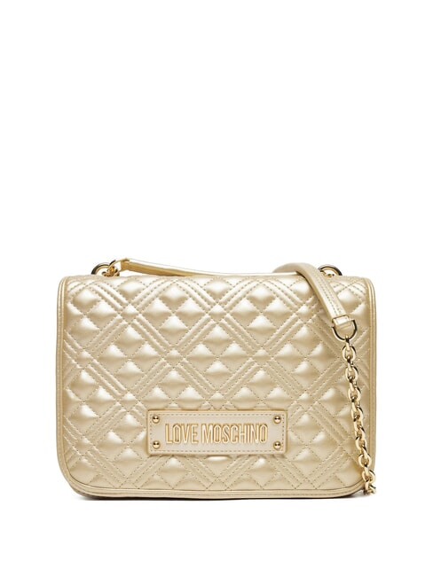 LOVE MOSCHINO BOLD LOVE Umhängetasche mit Kettengriffen Gold - Damentaschen