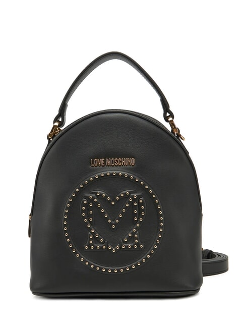 LOVE MOSCHINO SMART DAILY Mini-Rucksack mit Nieten Schwarz - Damentaschen