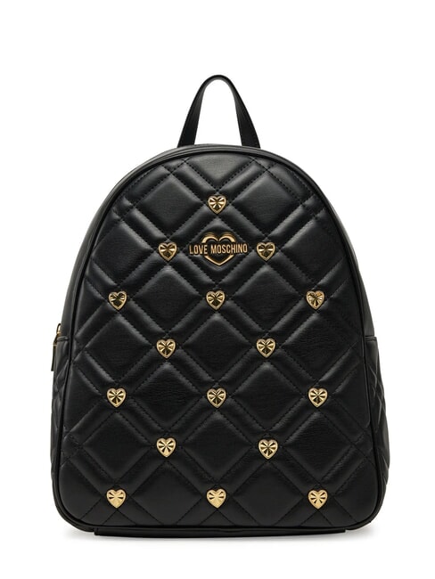 LOVE MOSCHINO SWEET STUDS Rucksack mit Herznieten Schwarz - Damentaschen