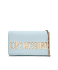 LOVE MOSCHINO BOLD LOGO Tasche mit Klappe und Kettenschultergurt - Damentaschen