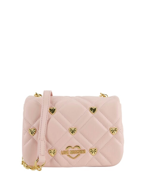 LOVE MOSCHINO SWEET STUDS Mini-Umhängetasche mit Nieten Gesichtspuder - Damentaschen