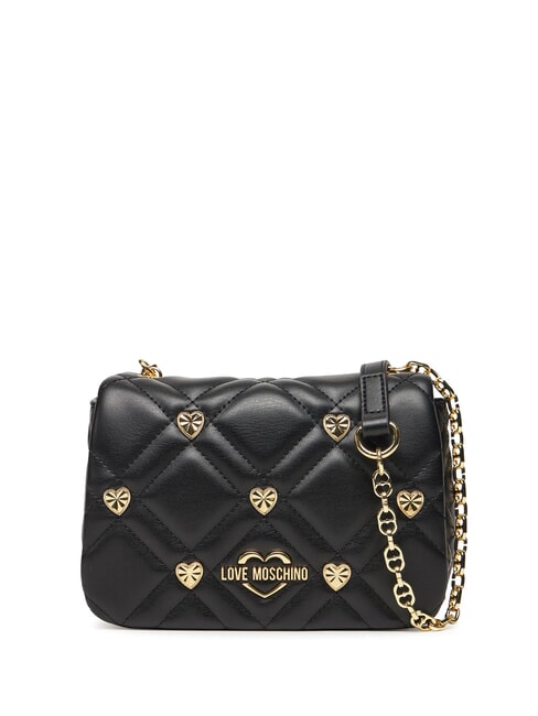 LOVE MOSCHINO SWEET STUDS Mini-Umhängetasche mit Nieten Schwarz - Damentaschen