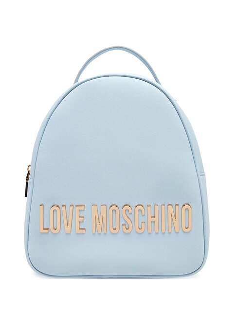 LOVE MOSCHINO LETTERING Rucksack Hellblau - Damentaschen