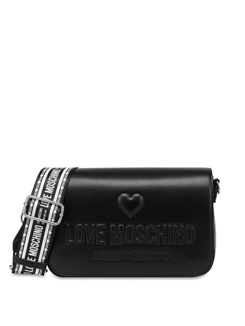 LOVE MOSCHINO MADE WITH LOVE Umhängetasche Schwarz Schwarz - Damentaschen