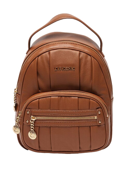 LOVE MOSCHINO BAGGY Rucksack mit Tasche Kamel - Damentaschen