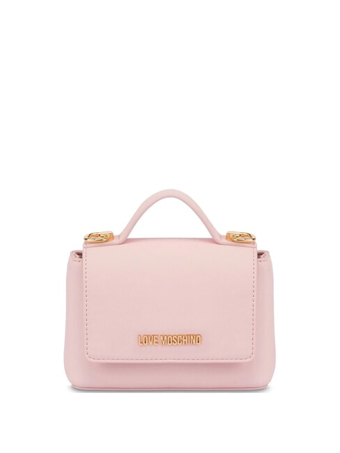 LOVE MOSCHINO SPARKLE Mini-Tasche mit Schmuckstein-Applikationen Gesichtspuder - Damentaschen