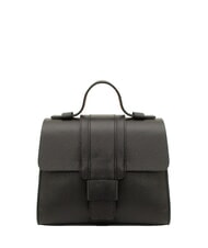 LESAC SABRINA Dollar-Umh&auml;ngetasche aus Leder Schwarz - Damentaschen - 1