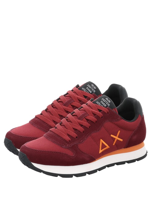 SUN68 TOM SOLID  Turnschuhe Bordeaux - Herrenschuhe