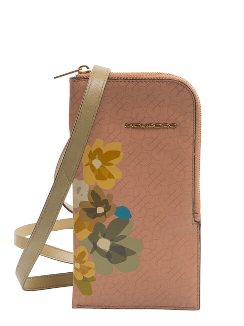 PIQUADRO FL Smartphone-Halterung für den Hals ROSA - Tablettmappe &amp; Organizer