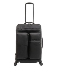 PIQUADRO X19 Mittlerer Trolley mit Taschen Schwarz - Halbharte Trolleys - 1