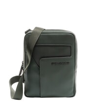 PIQUADRO W119 iPad-Tasche aus Leder GR&Uuml;N - Umh&auml;ngetaschen Herren - 1