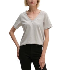 CALVIN KLEIN CK Kurzärmliges T-Shirt mit V-Ausschnitt - T-Shirts und Tops für Damen